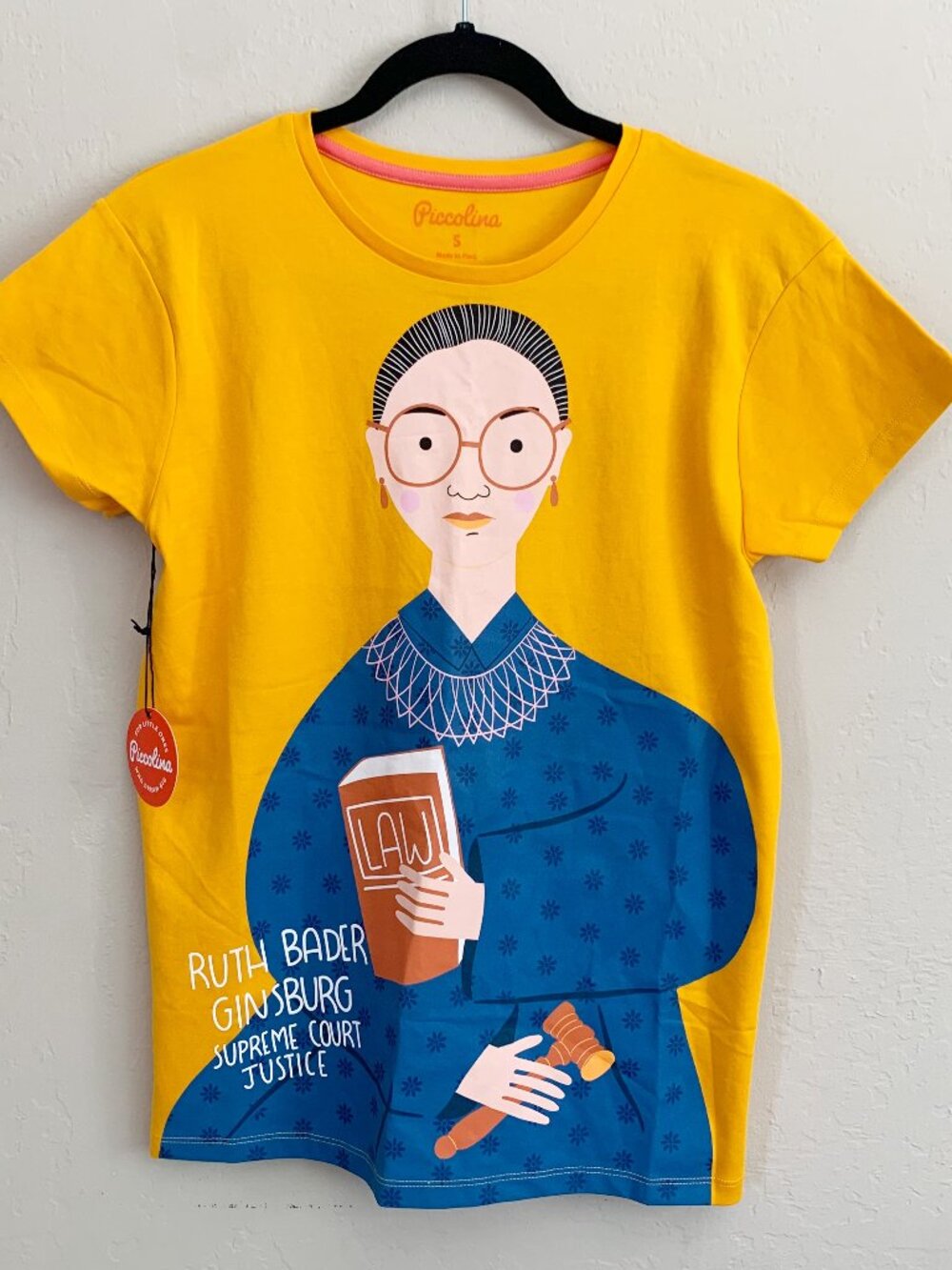 Piccolina RBG Tee NWT • Ruth Bader Ginsburg • Women's Small